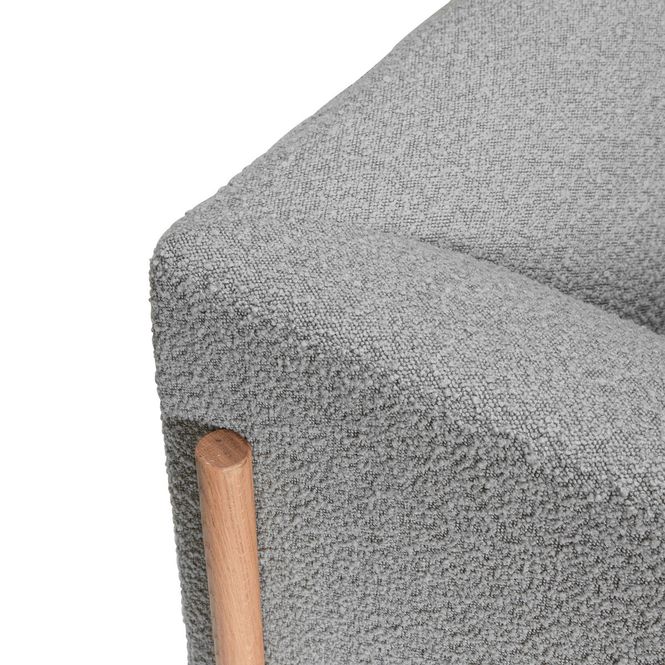 Hovedbilde Hübsch Moment Sofa 3-Seter Grå/Natur