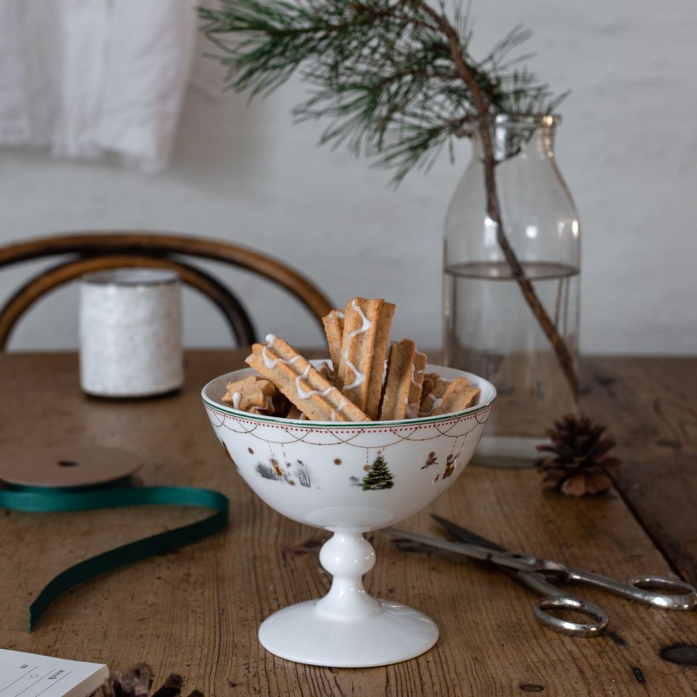 Wik & Walsøe Julemorgen Story Dessertskål med Stett