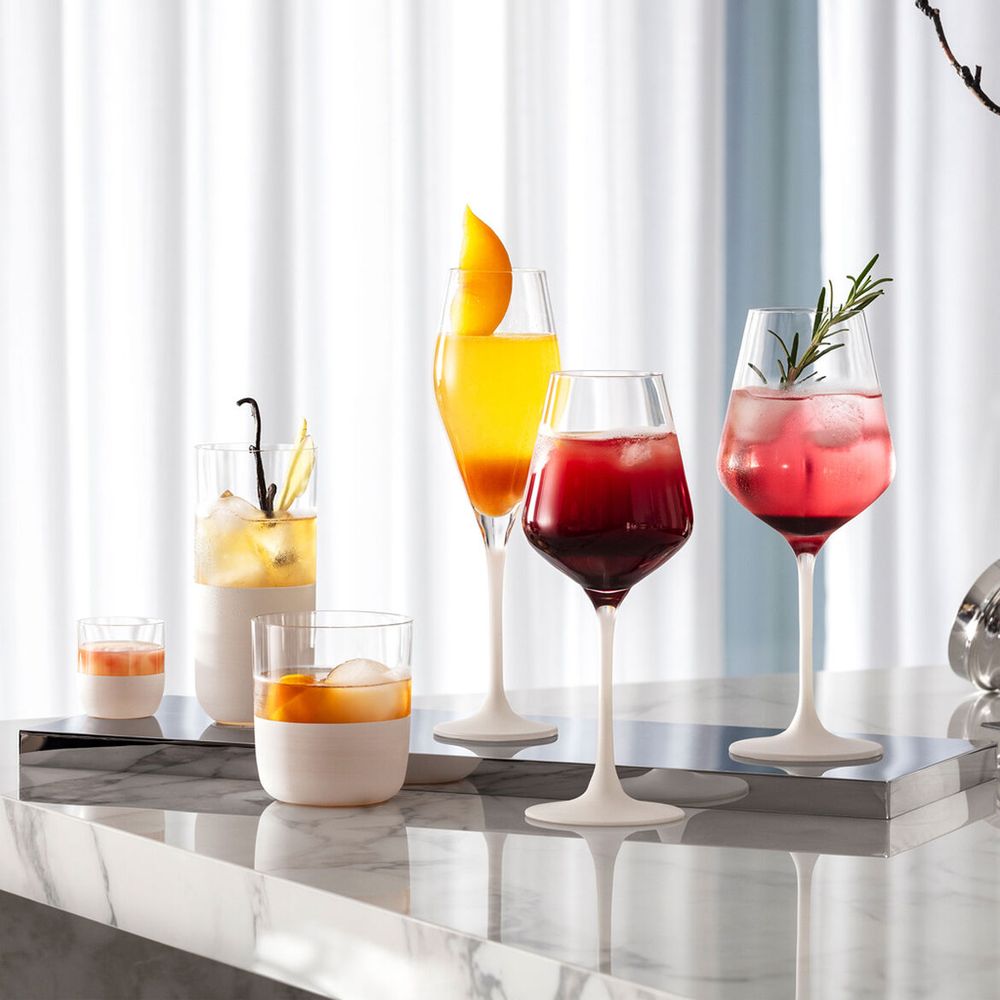 Villeroy & Boch Manufacture Rock Blanc Whiskyglass 4-pk