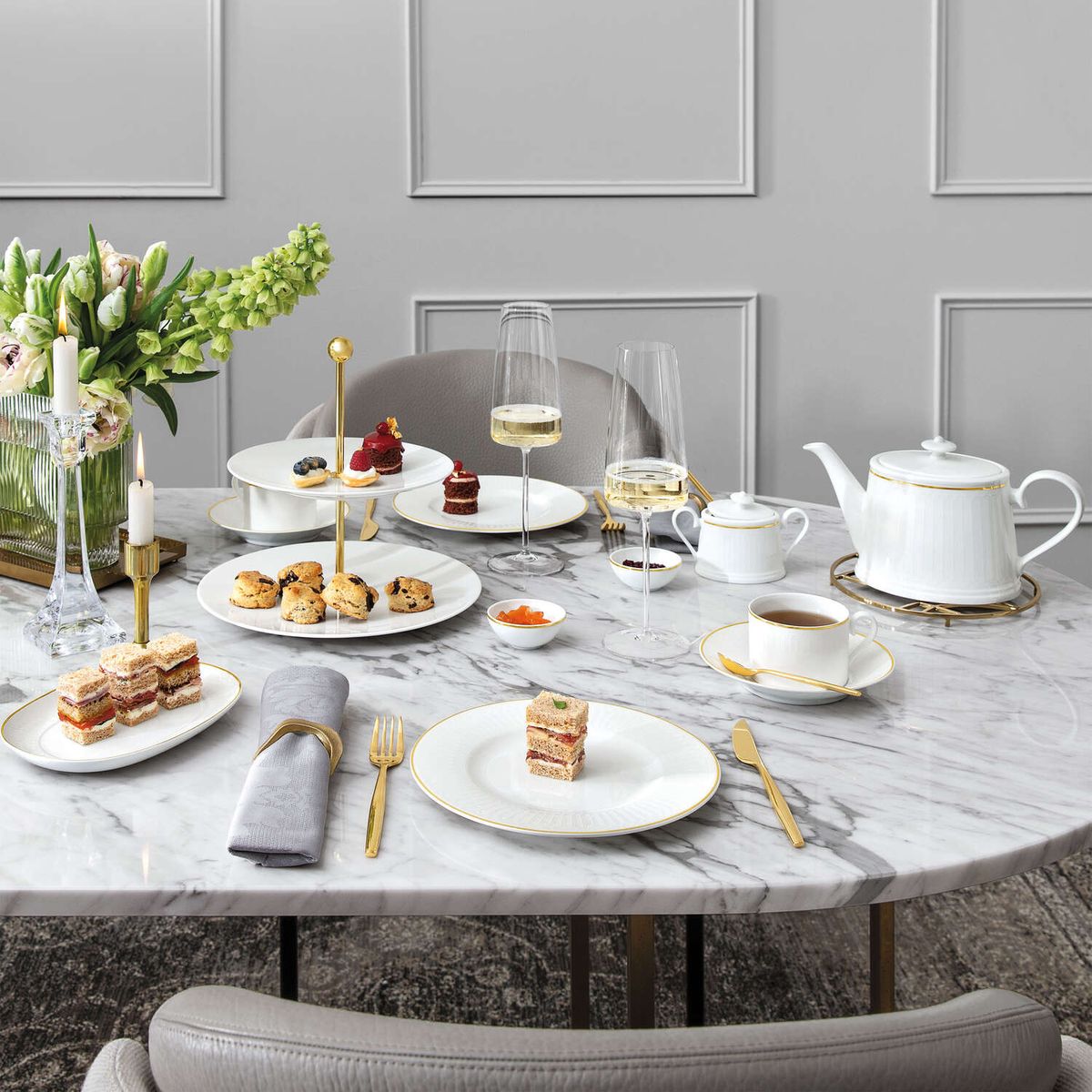 Villeroy & Boch Chateau Septfontaine skål til tekopp 16 cm