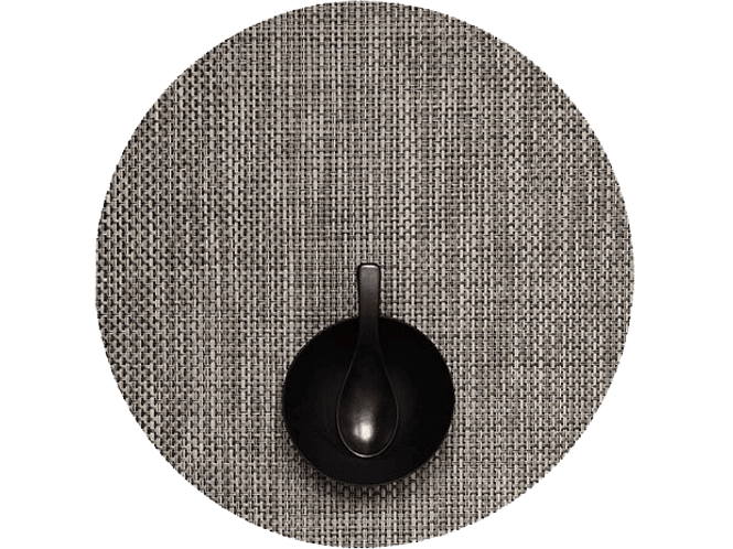 Hovedbilde Chilewich Servise Basketweave Round Oyster 4stk
