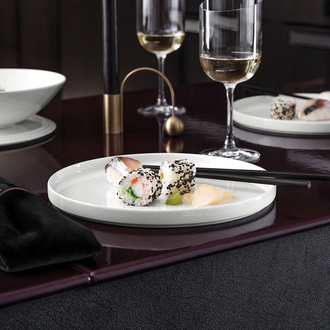 Hovedbilde Villeroy & Boch Iconic Middagstallerken Hvit 24 ...
