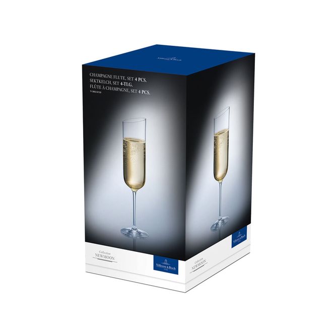 Hovedbilde Villeroy & Boch NewMoon Champagneglass 17 cl 4 ...