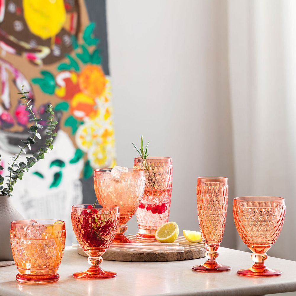 Villeroy & Boch Boston Vannglass m/stett orange 41 cl