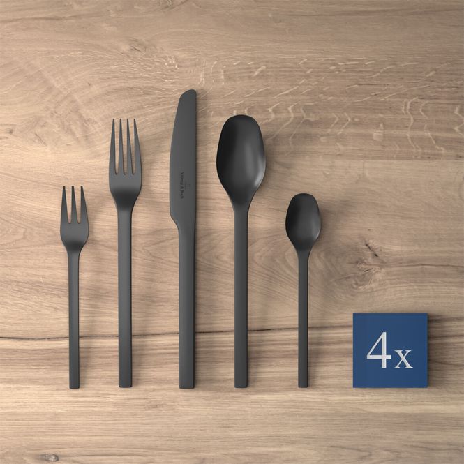Hovedbilde Villeroy & Boch Manufacture Rock Bestikksett ...
