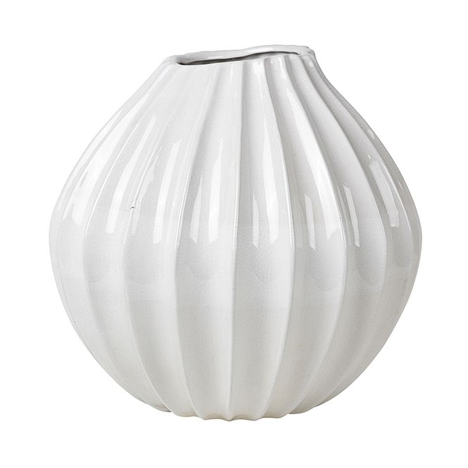 Hovedbilde Broste Copenhagen Wide Vase XL Ivory