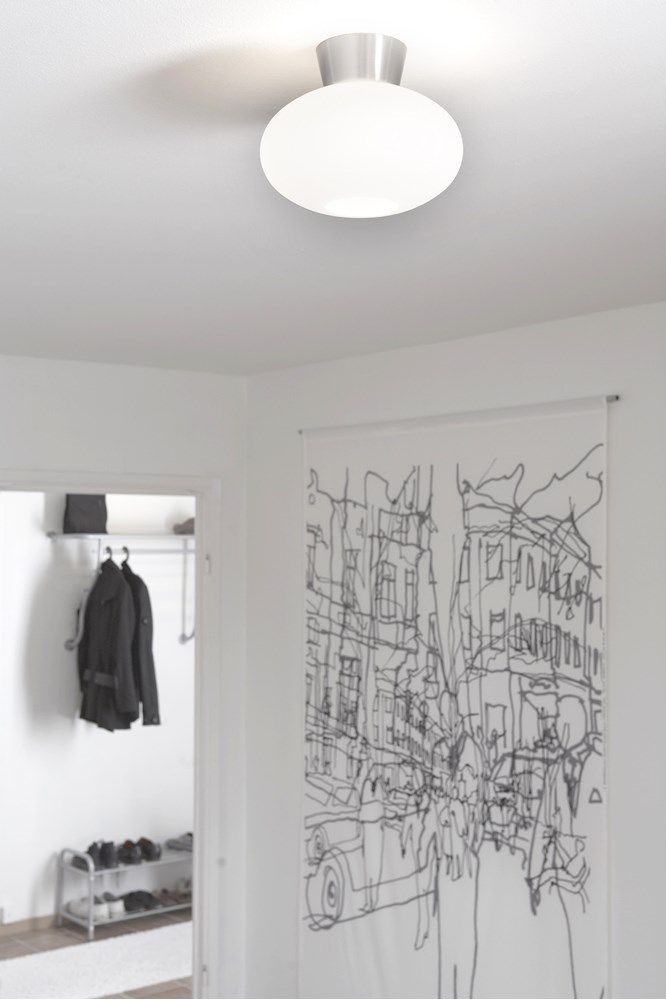 Belid Bullo Plafond Ø27cm Messing Opalglass