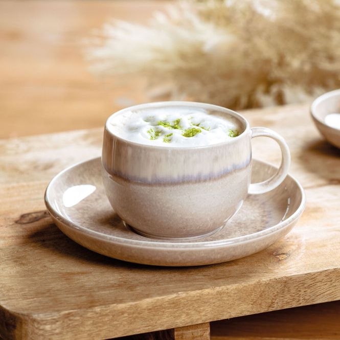 Hovedbilde Villeroy & Boch Perlemor Sand skål til kaffekopp ...