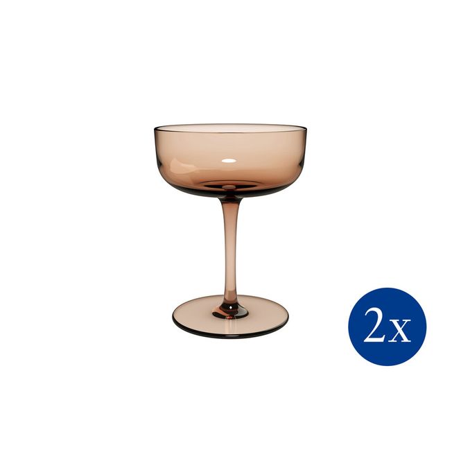 Hovedbilde Villeroy & Boch Like Clay champagneskål 10 cl 2 ...