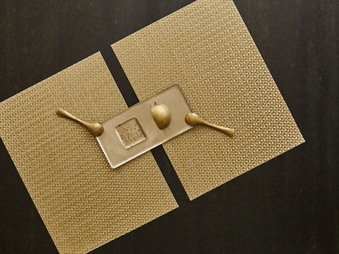 Hovedbilde Chilewich Origami Spisebrikke Isgrå 4 stk