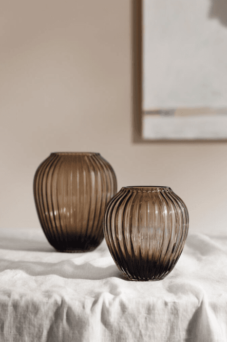 Hovedbilde Kähler Hammershøi Vase Glass Valnøtt 18,5 cm