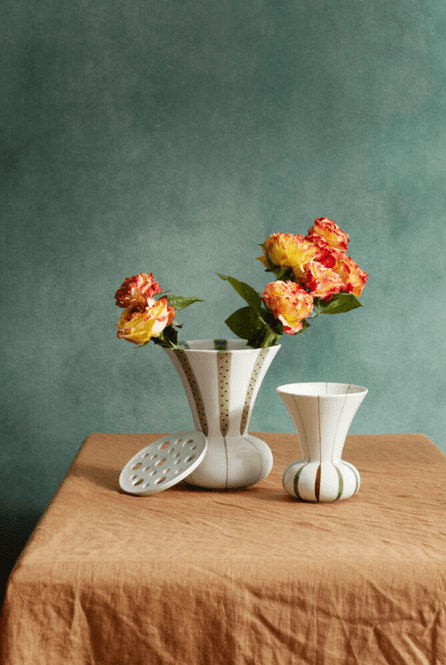 Hovedbilde Kähler Signature Vase H20 cm Grønn