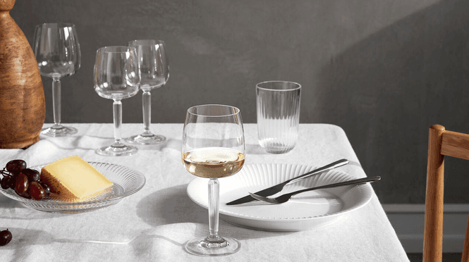 Hovedbilde Kähler Hammershøi Vinglass 35 cl Klar, 2 stk