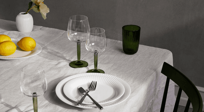 Hovedbilde Kähler Hammershøi Vannglass Klar 37 cl 4 stk