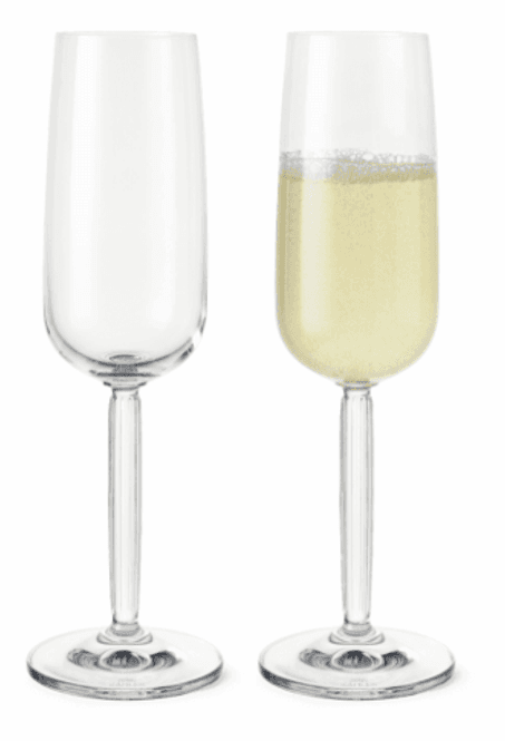 Hovedbilde Kähler Hammershøi Champagneglass 24cl Klar 2 stk