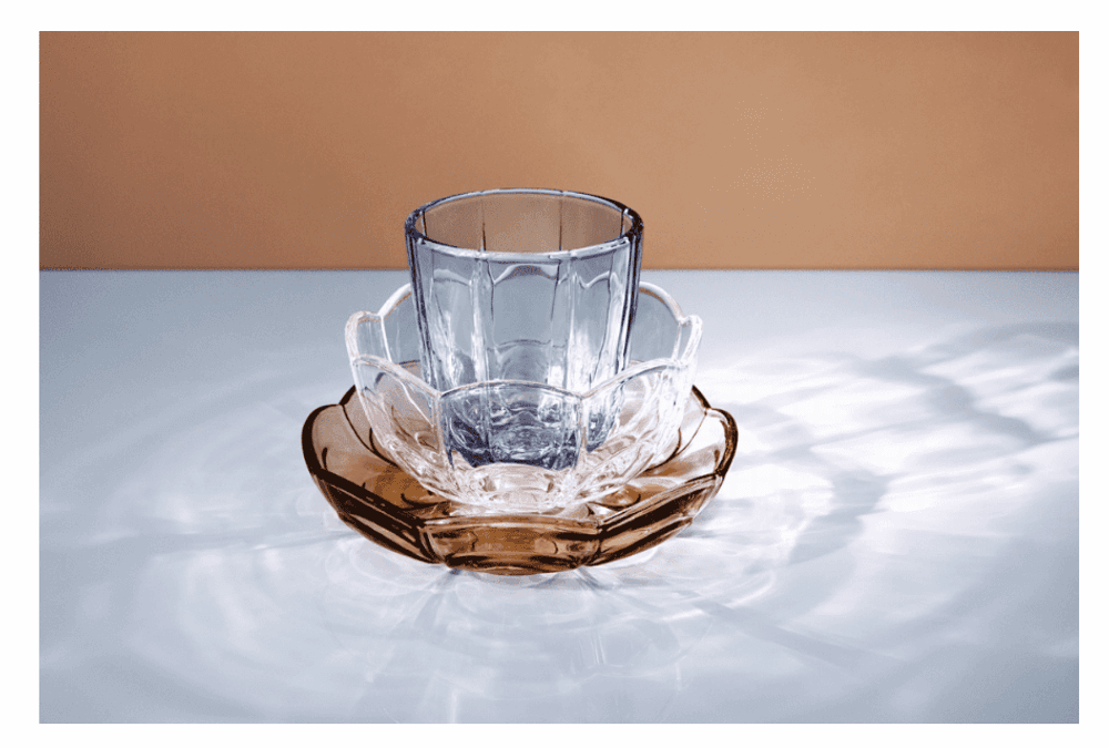 Holmegaard Lily Vannglass Blå 32 cl 2 stk
