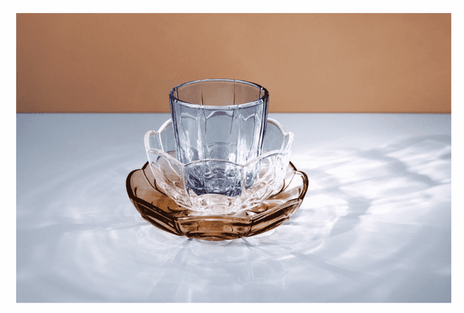Hovedbilde Holmegaard Lily Vannglass Blå 32 cl 2 stk