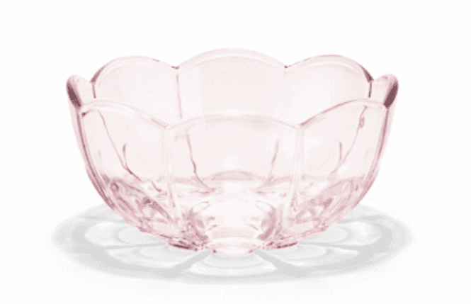 Hovedbilde Holmegaard Lily Skål Rosa Ø13 cm 2 stk.