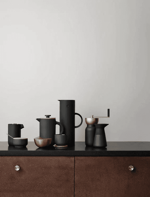 Hovedbilde Stelton EM77 Termokanne Matt Svart 1l