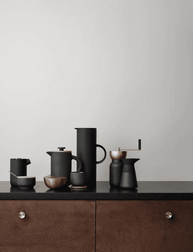 Stelton EM77 Termokanne Matt Svart 1l