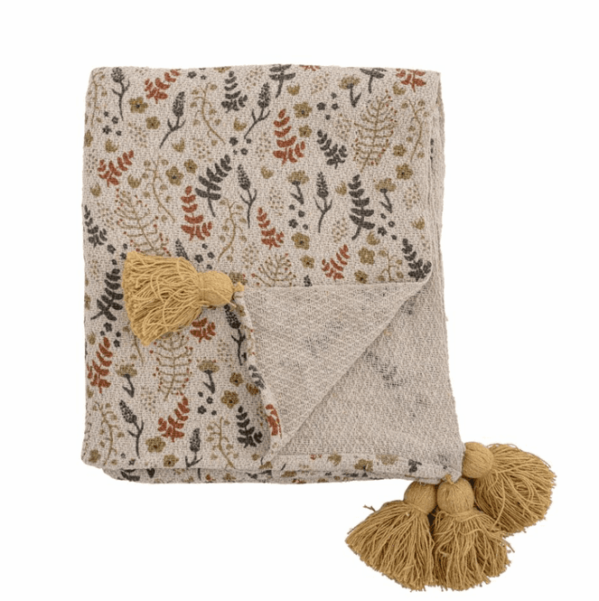 Hovedbilde Bloomingville MINI Filipa Teppe Bomull Gul