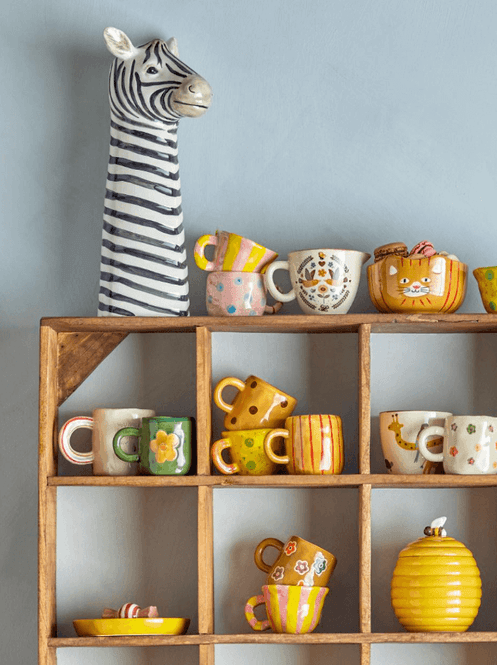 Hovedbilde Bloomingville MINI Nini kopp gul stoneware