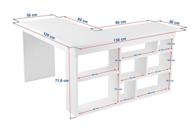 Hovedbilde Nordure Vesper skrivebord – Travertine / ...