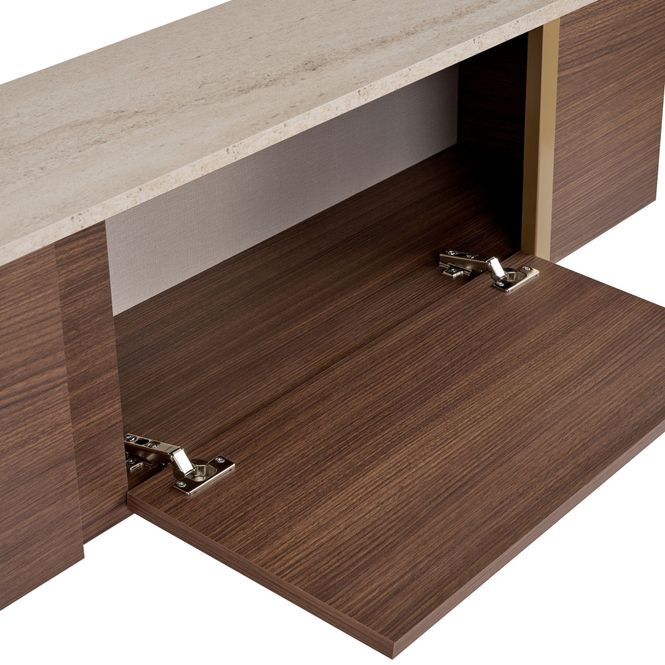 Hovedbilde Nordure Onera TV-benk – Travertine / Milano ...