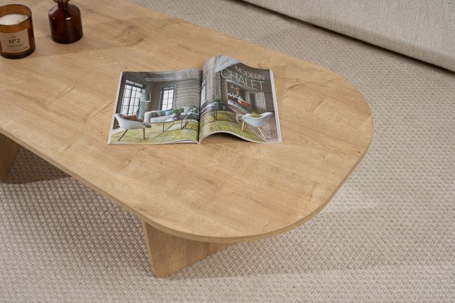 Hovedbilde Nordure Ovalis sofabord – Oak