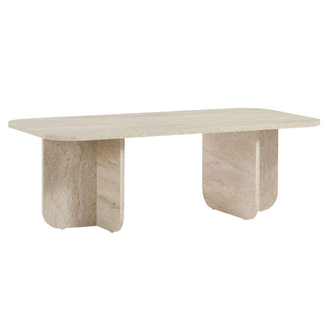 Hovedbilde Nordure Akira sofabord – Travertine