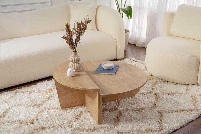 Hovedbilde Nordure Orion sofabord – Honey Oak