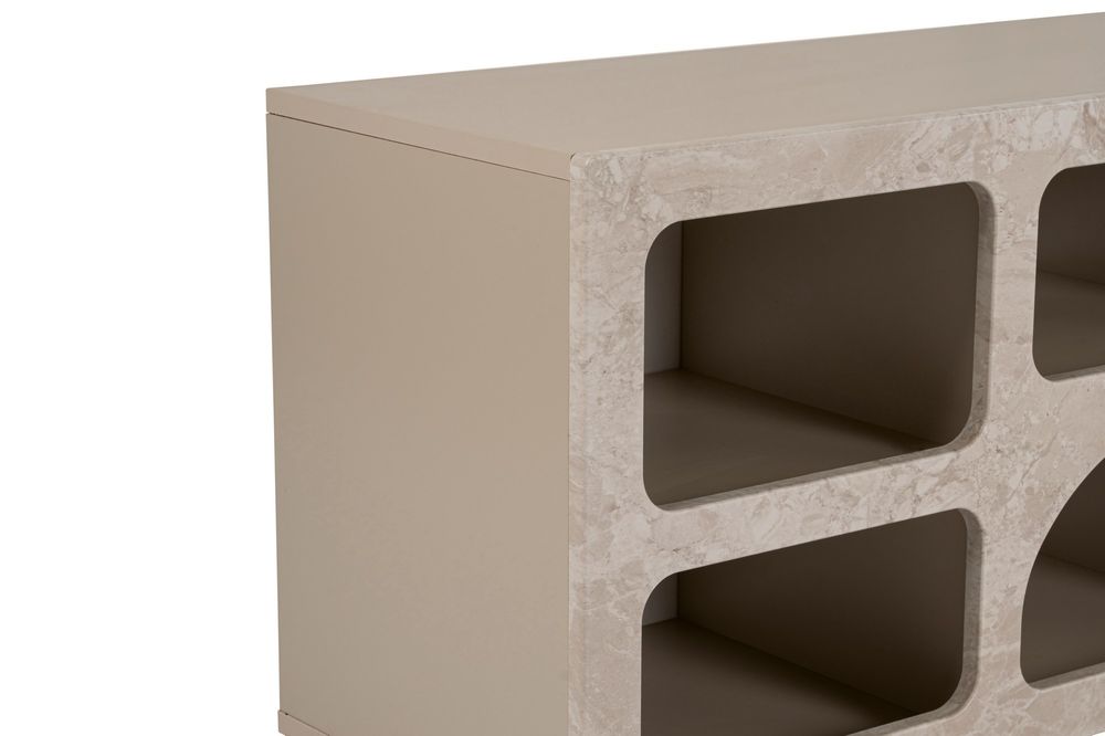 Nordure Ferlis konsollbord – Travertine / Traverten Marble / Sandstone