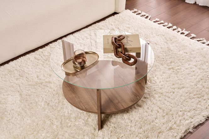Hovedbilde Nordure Clara sofabord – Venezia Walnut / ...