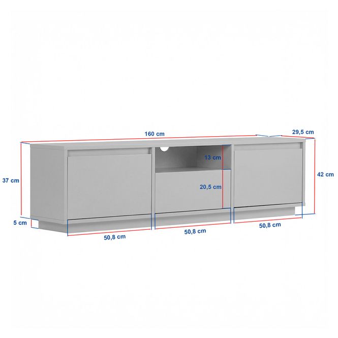 Hovedbilde Nordure Sentinel TV-benk – Sapphire Oak
