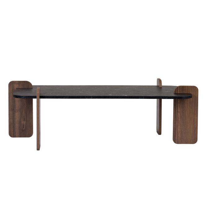 Hovedbilde Nordure Renard sofabord – Lotus/Venezia Walnut