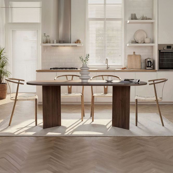 Hovedbilde Nordure Sabella spisebord – Venezia Walnut