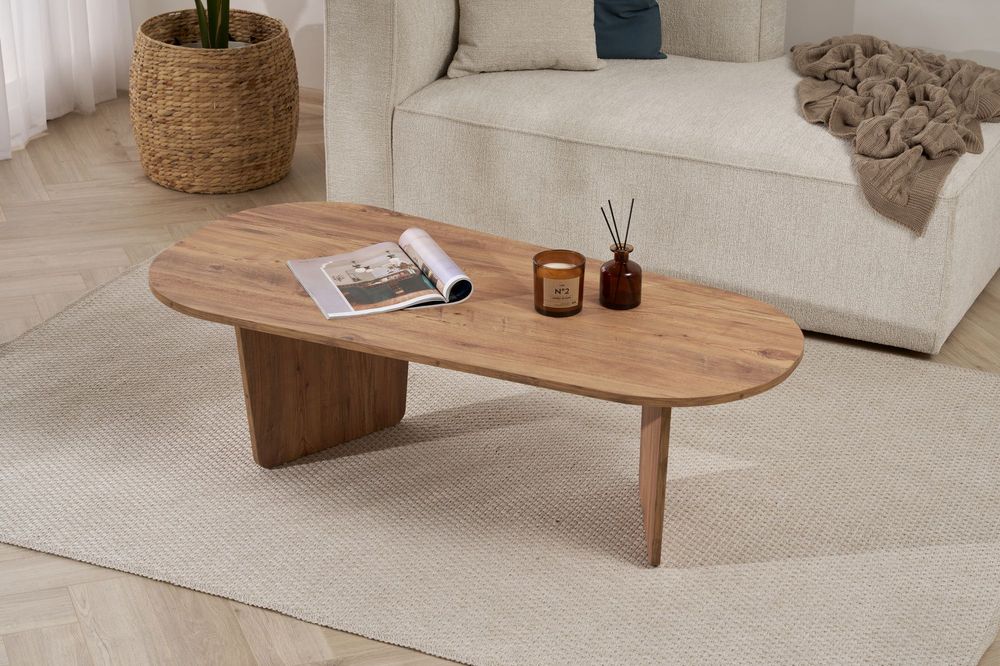 Nordure Ovalis sofabord – Atlantic Pine