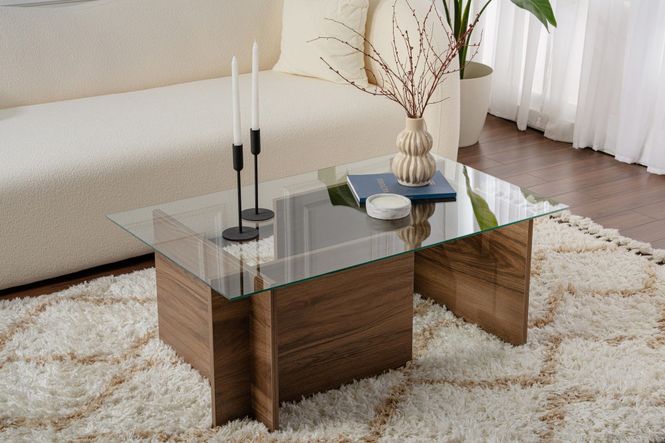 Hovedbilde Nordure Vetrino sofabord – Venezia Walnut
