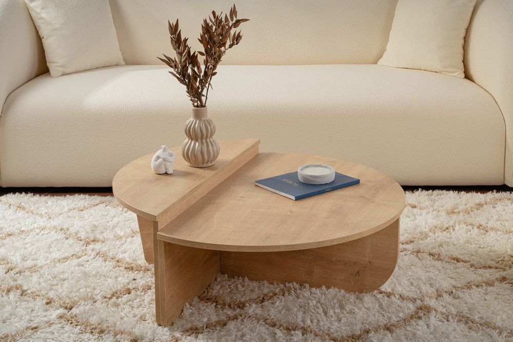 Nordure Orion sofabord – Honey Oak