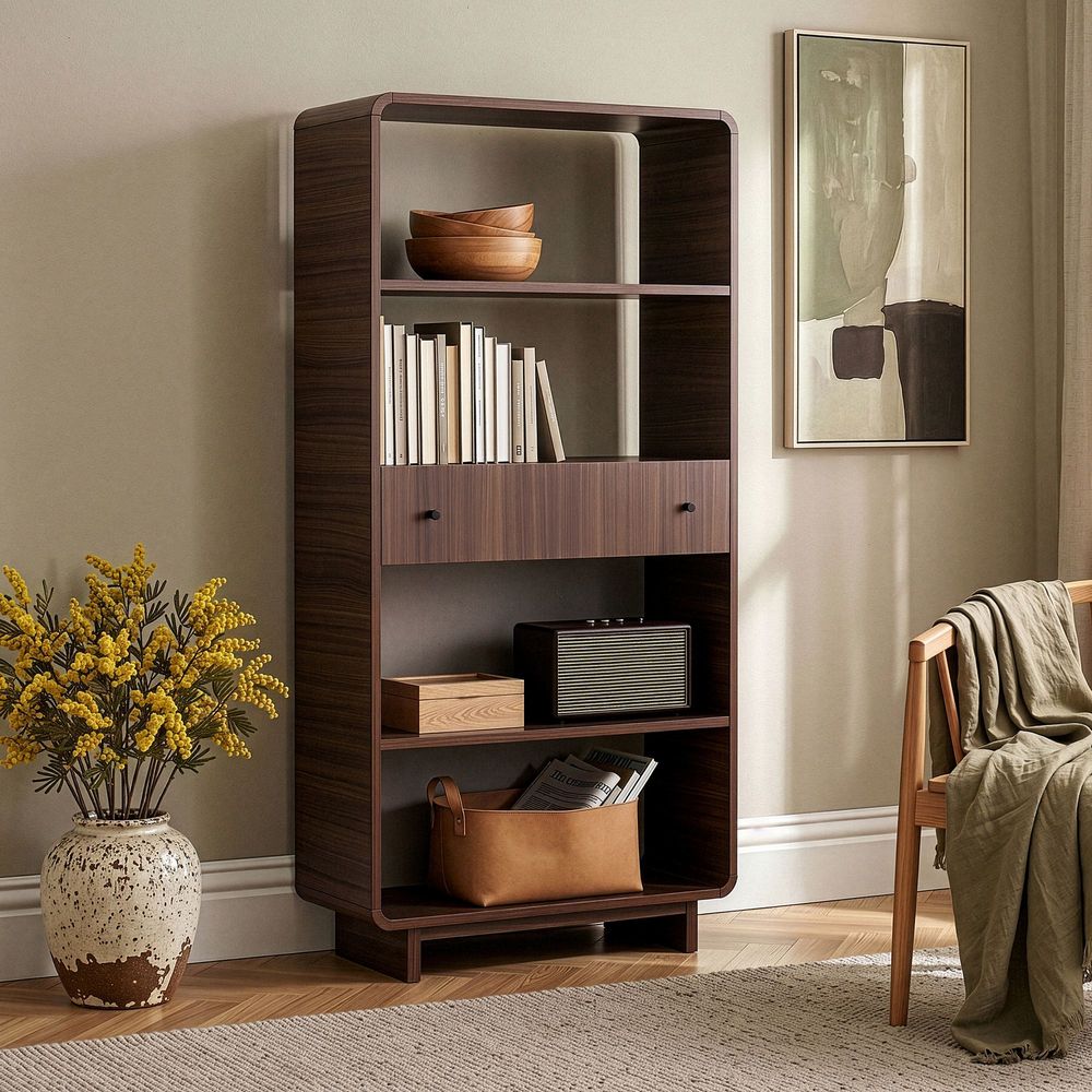 Nordure Senza bokhylle – Milano Walnut