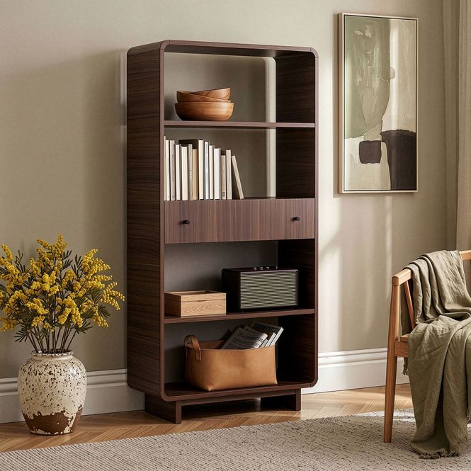 Hovedbilde Nordure Senza bokhylle – Milano Walnut