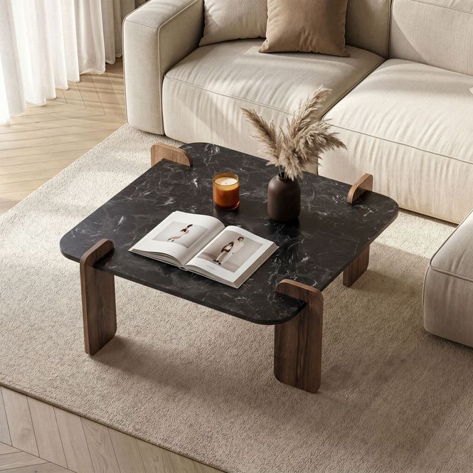 Hovedbilde Nordure Marais sofabord – Lotus / Venezia Walnut