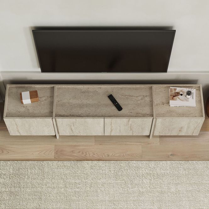 Hovedbilde Nordure Lowen TV-benk – Travertine