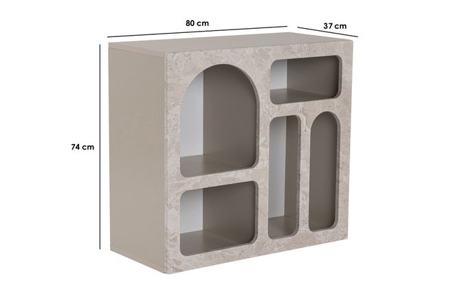Hovedbilde Nordure Lessa konsollbord – Travertine/Sandstone