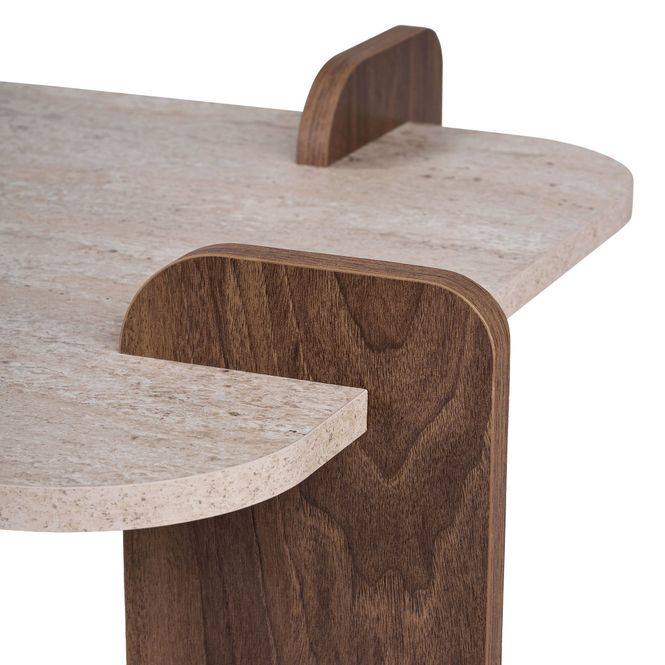 Hovedbilde Nordure Renard sofabord – Travertine/Venezia ...