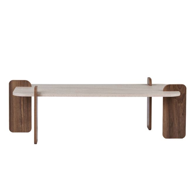 Hovedbilde Nordure Renard sofabord – Travertine/Venezia ...