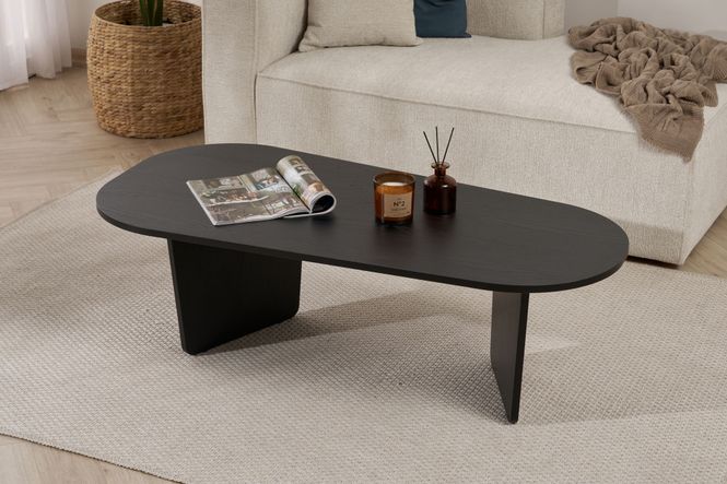 Hovedbilde Nordure Ovalis sofabord – Wood Black