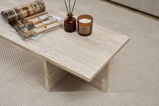 Hovedbilde Nordure Harbor sofabord – Travertine