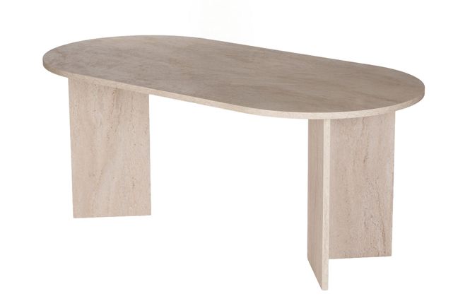 Hovedbilde Nordure Sablin spisebord – Travertine
