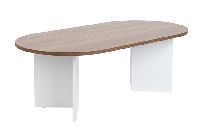 Hovedbilde Nordure Sable sofabord – Venezia Walnut / hvit